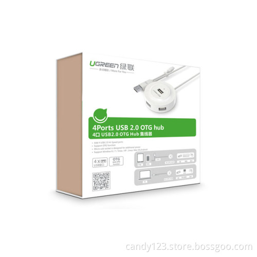 UGREEN USB 2.0 Hub 4 Ports with OTG